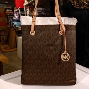 Michael Kors Brown Tote Bag